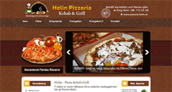 Desktop Screenshot of pizzeria-helin.se